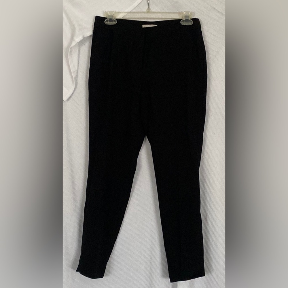 H&M Black Business Casual Women’s Pants Size 4 100% Polyester Side Pockets